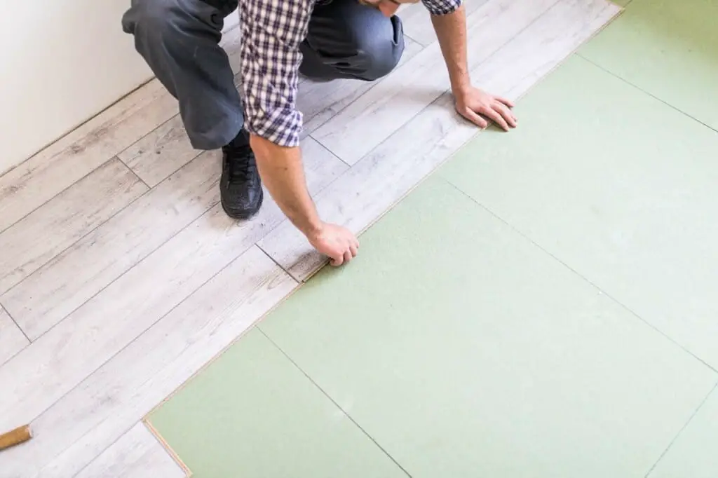 glue vinyl flooring