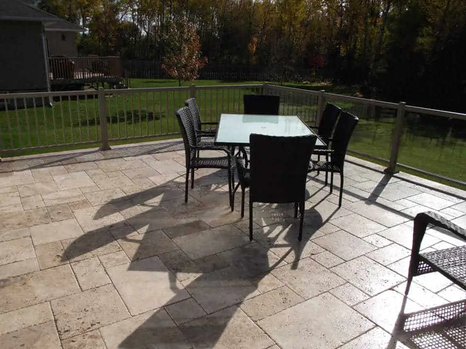 Paver deck