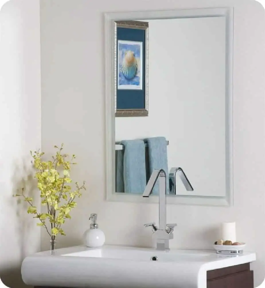 How to glue mirror on wall