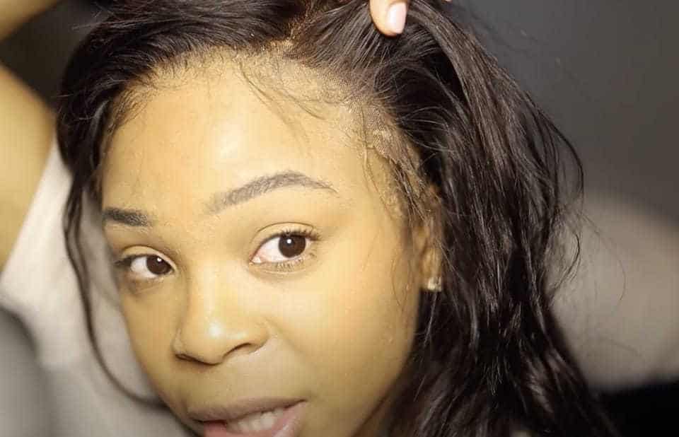 how to take off a lace front wig without alcohol