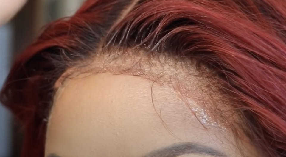 how to take off a lace front wig without alcohol