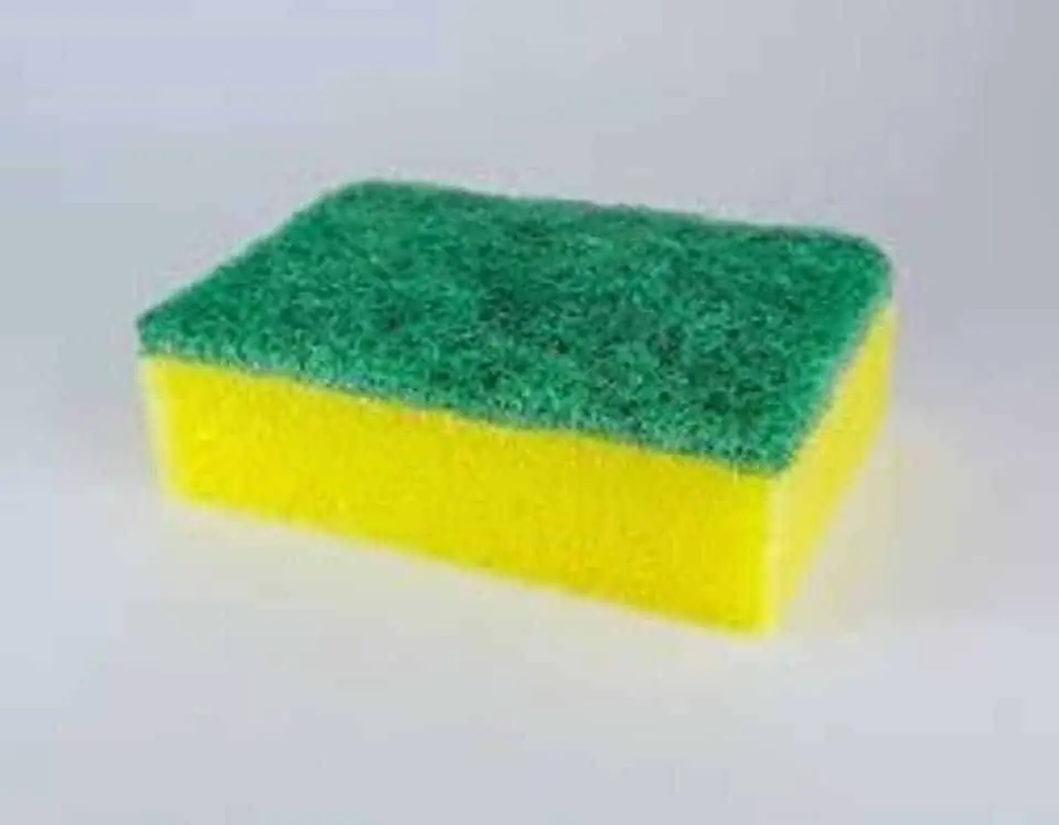 Use Sponge To Remove The Residue