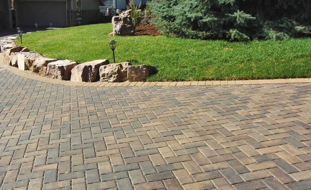 Paver driveway