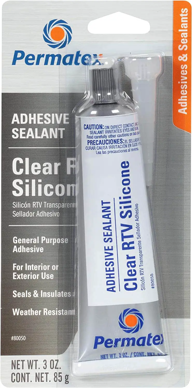 Silicone glue can work on almost any kind of plastic
