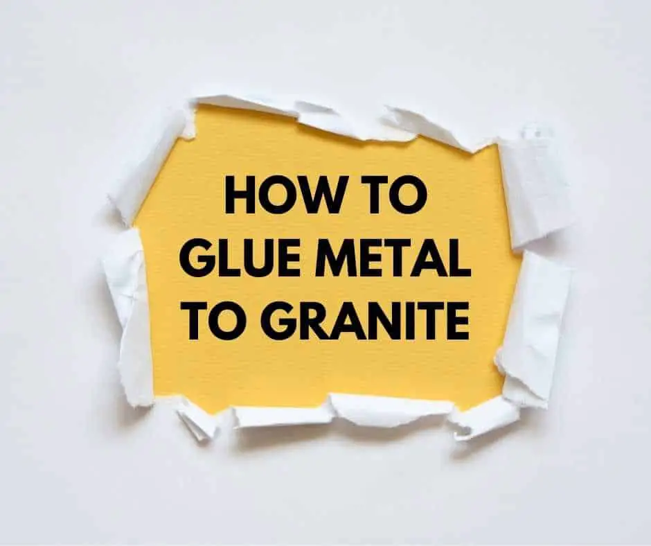 How to glue metal to granite thumbnail